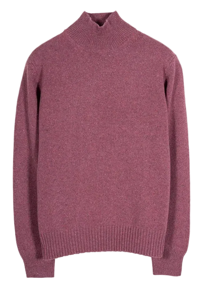 RIFO Ada recycled cashmere sweater red marsala women