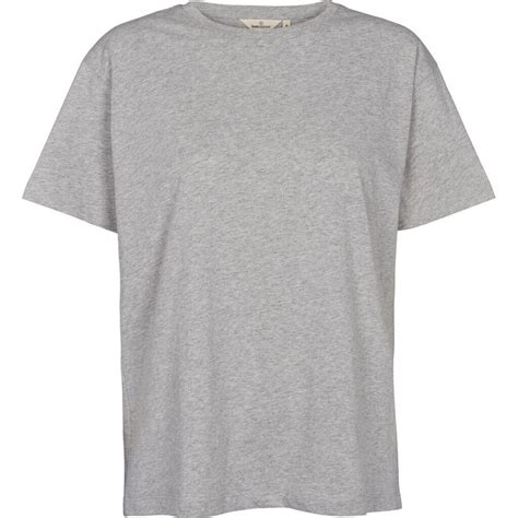 BASIC APPAREL Rikke tee 118-04 light grey melange 094 women
