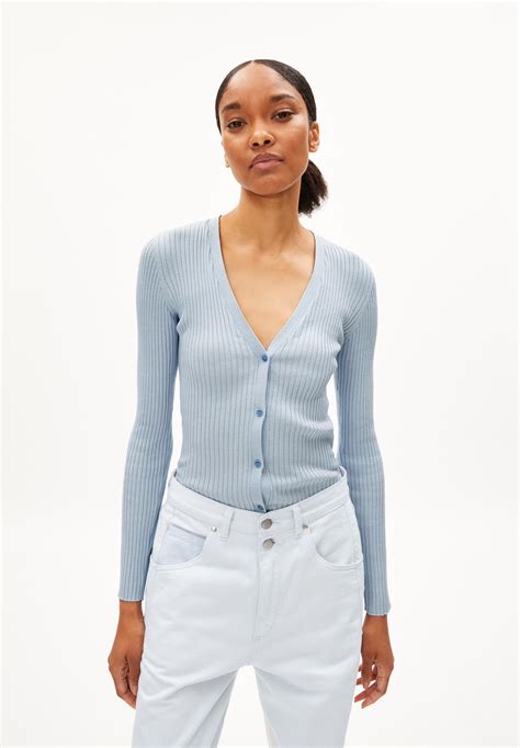ARMEDANGELS Tinnaa cardigan morning sky women