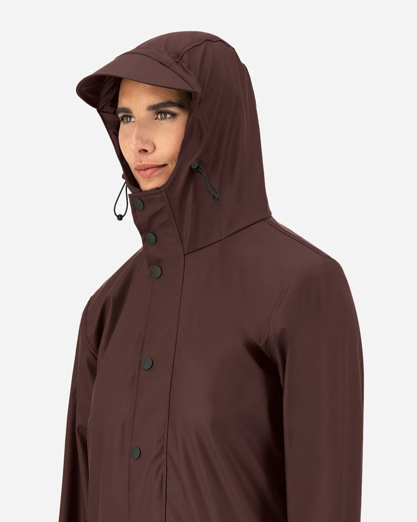 MAIUM Original Raincoat off bitter chocolate unisex