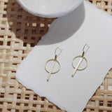 BRASSCAKE Oku hooks earrings