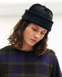 ROTHOLZ Oversized vest purple checked women