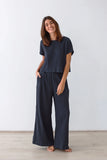 TWOTHIRDS Palombaggia top dusty blue women