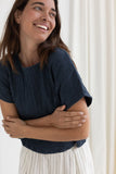 TWOTHIRDS Palombaggia top dusty blue women