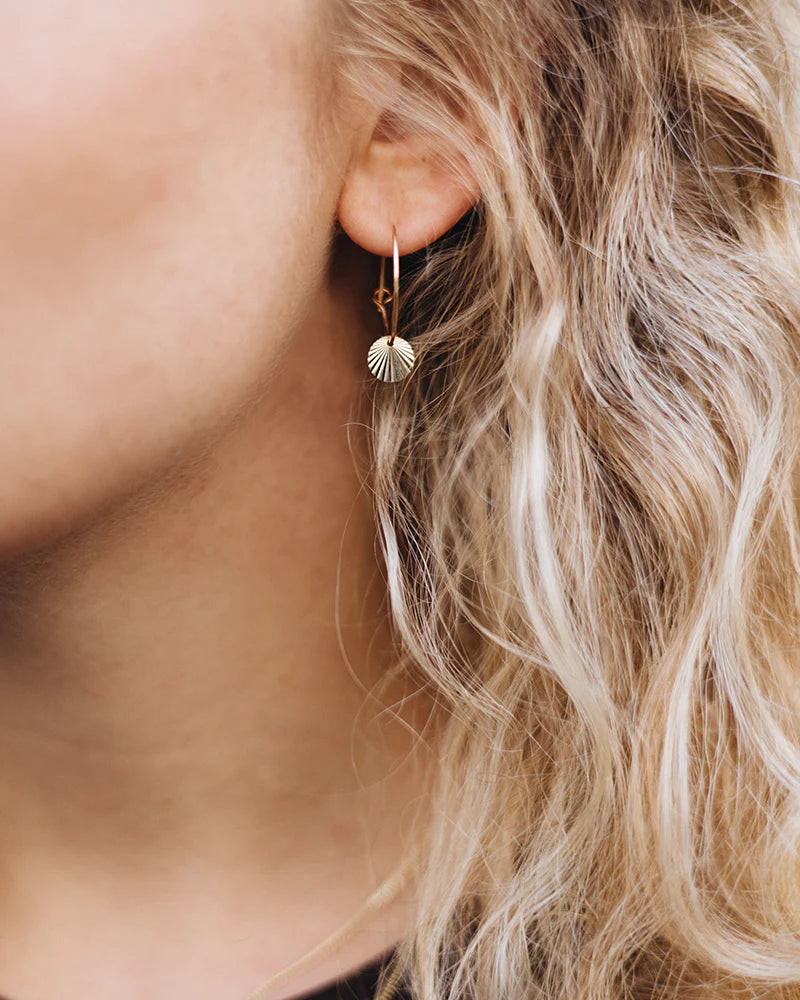 PIKFINE Suna hoop earrings silver