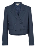 BASIC APPAREL Radi short jacket BA573-03 navy melange 886 women