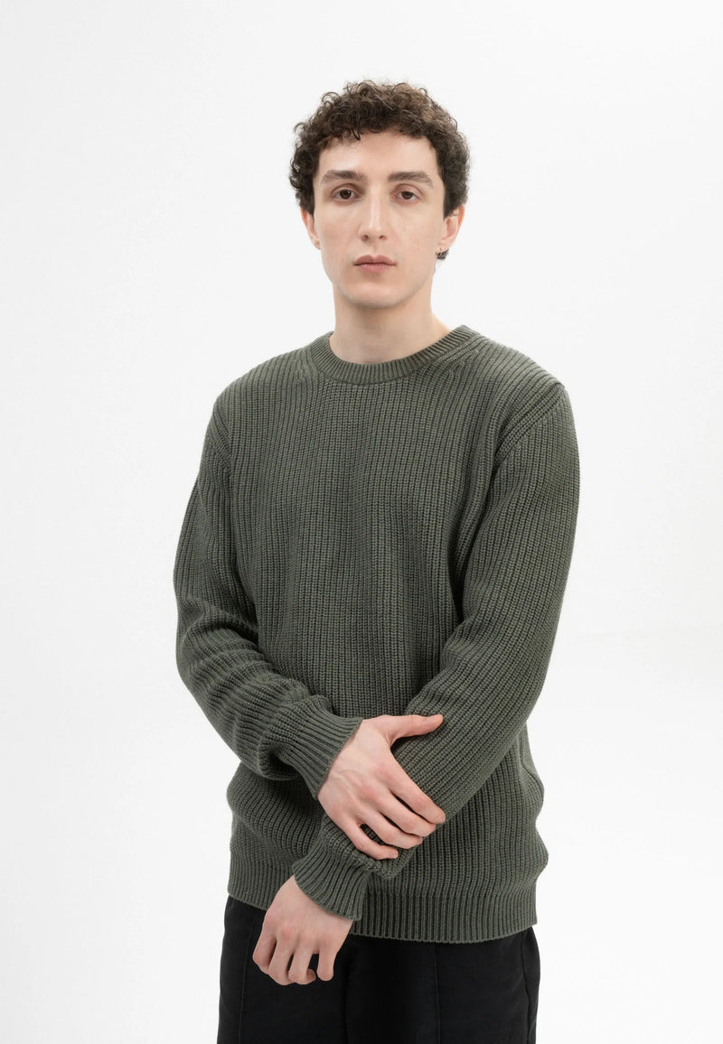 MELAWEAR Ravi jumper green blend men