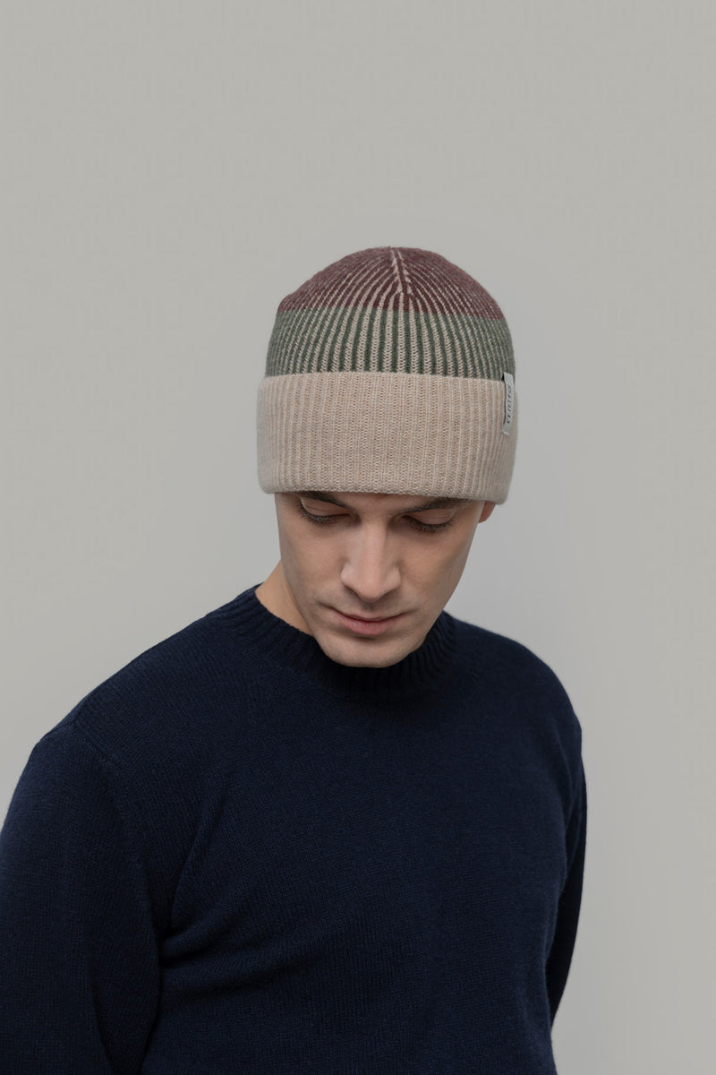 RIFO Vanda beanie brown oliva unisex