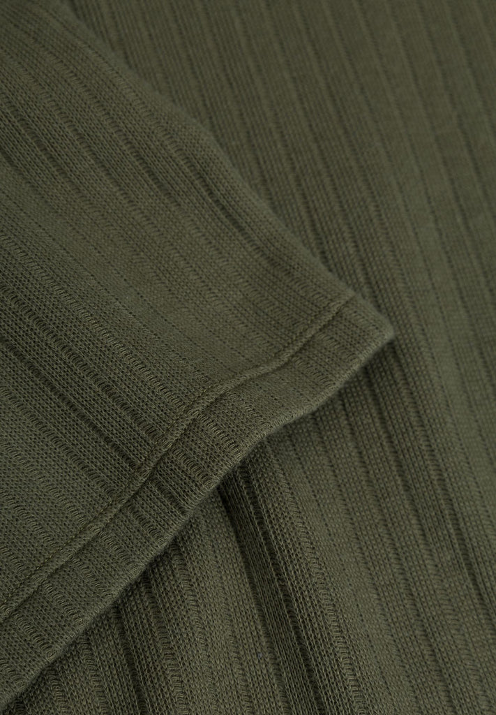 ROTHOLZ Heavy ribbed t-shirt moss green unisex