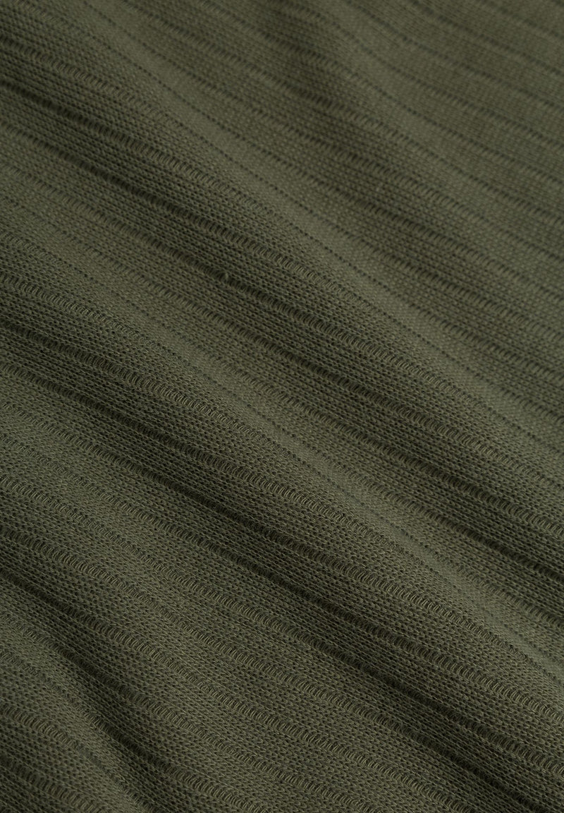 ROTHOLZ Heavy ribbed t-shirt moss green unisex