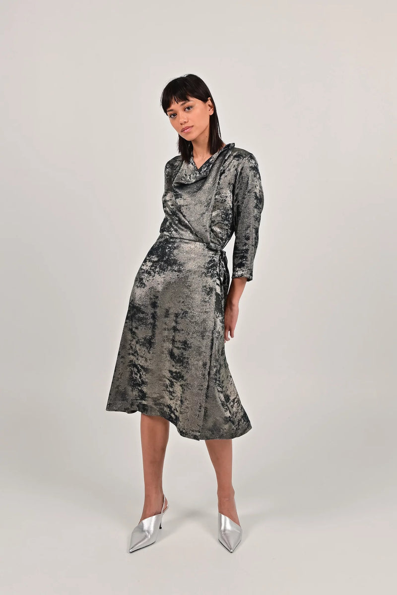 FAM THE LABEL Sanna dress soft green women