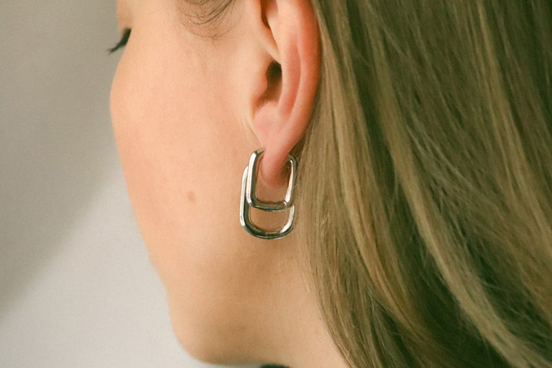 KLIMBIM Shikaku small earrings silver plated