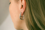 KLIMBIM Shikaku small earrings silver