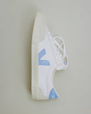 VEJA Volley canvas white aqua women