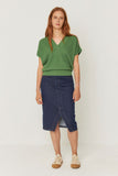 SKFK Garazi knit top G5 basil green women