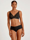 CALIDA Natural skin lace soft non-wire bra 3692 black women