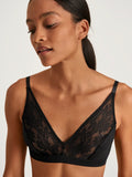 CALIDA Natural skin lace soft non-wire bra 3692 black women
