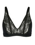 CALIDA Natural skin lace soft non-wire bra 3692 black women