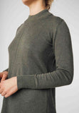 MELAWEAR Harleen basic fine knit dress green blend women