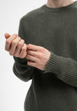 MELAWEAR Ravi jumper green blend men