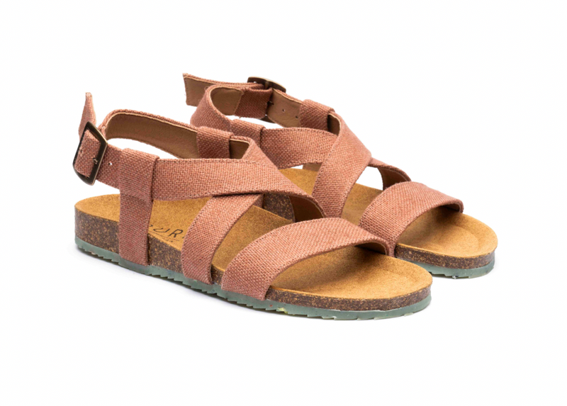 ZOURI Sand sandals camel women