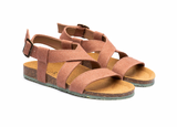ZOURI Sand sandals camel women