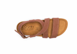 ZOURI Sand sandals camel women