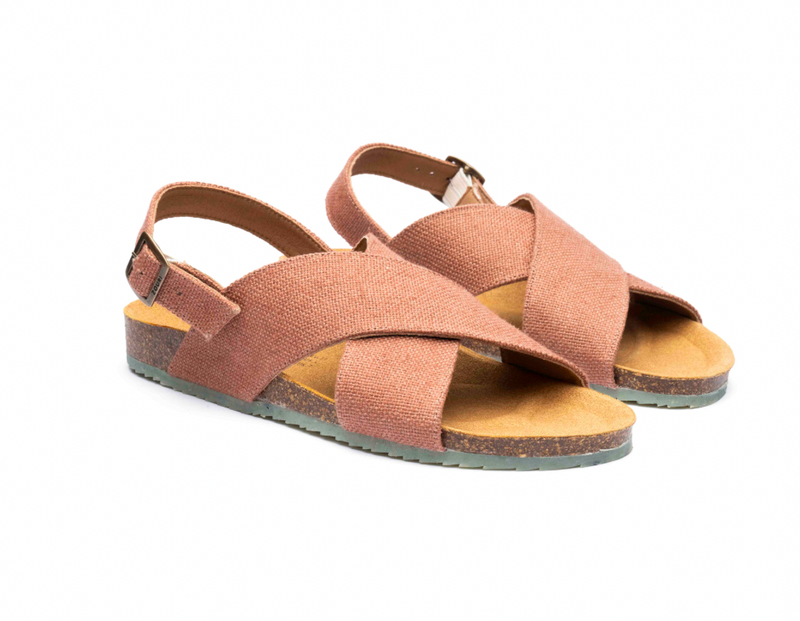ZOURI Coral sandals camel women