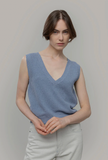 RIFO Elodie vest blue indigo women