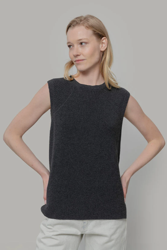 RIFO Adelaide vest grey anthracite women