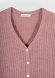 RIFO Realma silk cardigan malva women