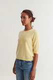 BASIC APPAREL Selem granddad tee BA203-01 878 sunlight women