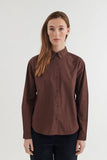 BASIC APPAREL Silje BA-416-31 LS shirt chicory coffee women