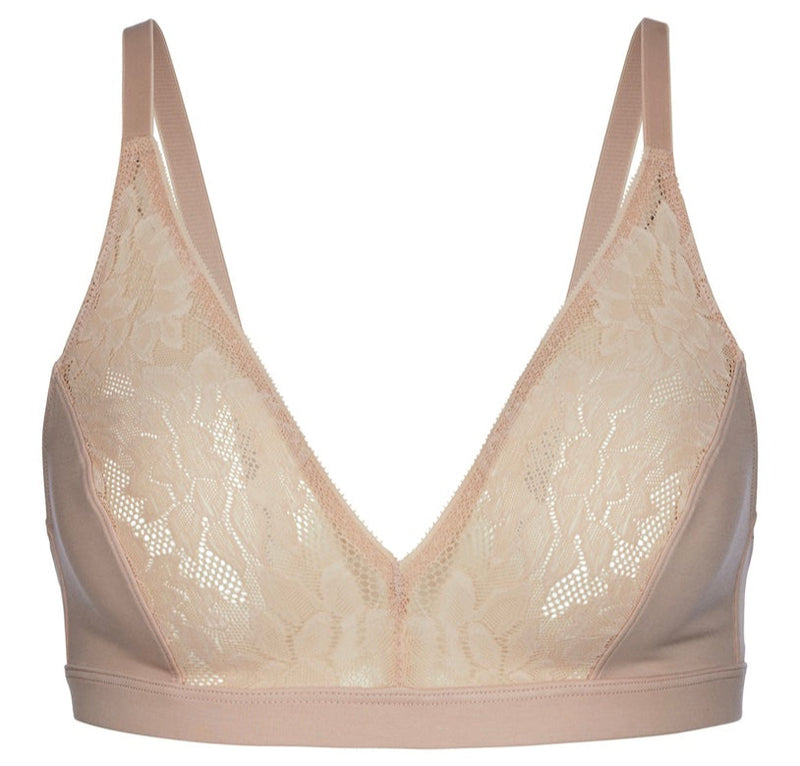 CALIDA Natural skin lace soft non-wire bra 3692 rose women