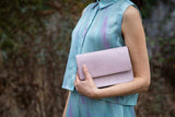 ANN KURZ Perfect square crossbody bag stark rosa women