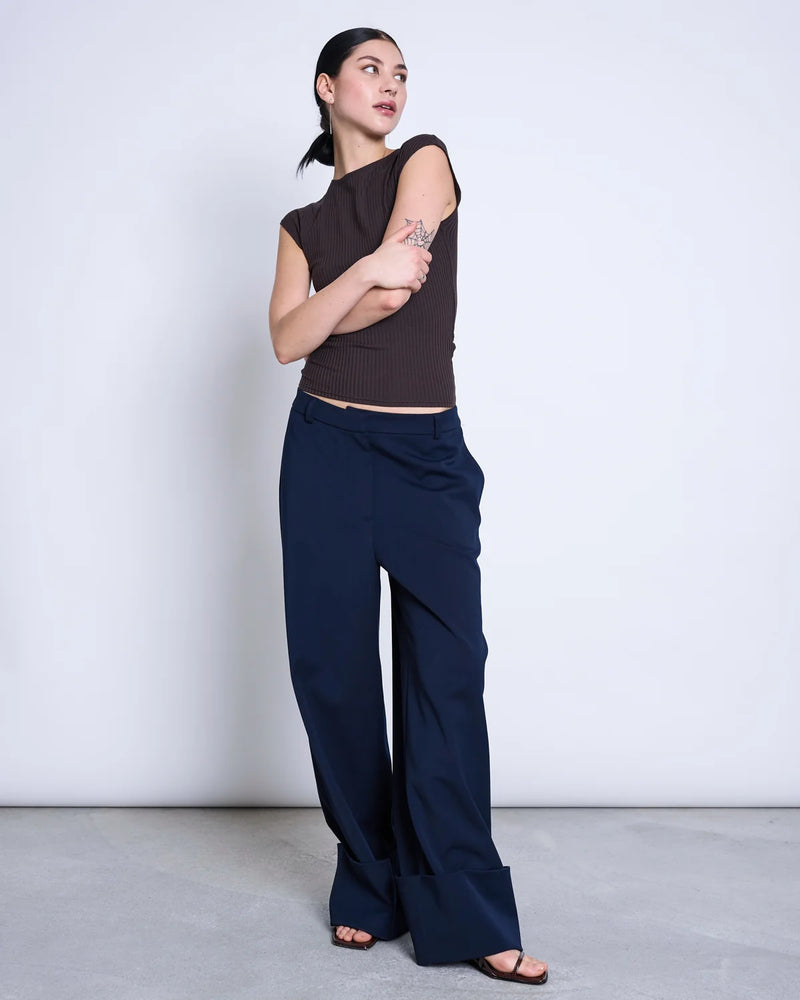 JAN 'N JUNE Apis rib t-shirt mud women