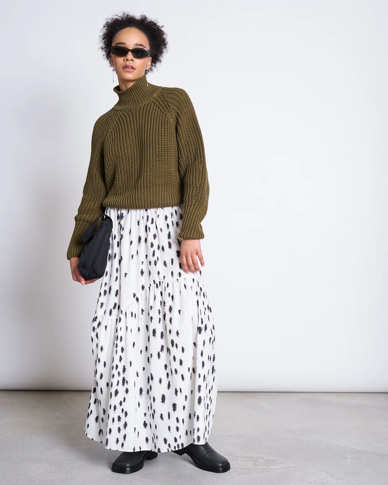JAN 'N JUNE Ola jumper woody olive women
