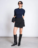 JAN 'N JUNE Nina rib t-shirt nightfall women