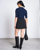 JAN 'N JUNE Nina rib t-shirt nightfall women