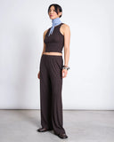 JAN 'N JUNE Porto rib tank top mud women