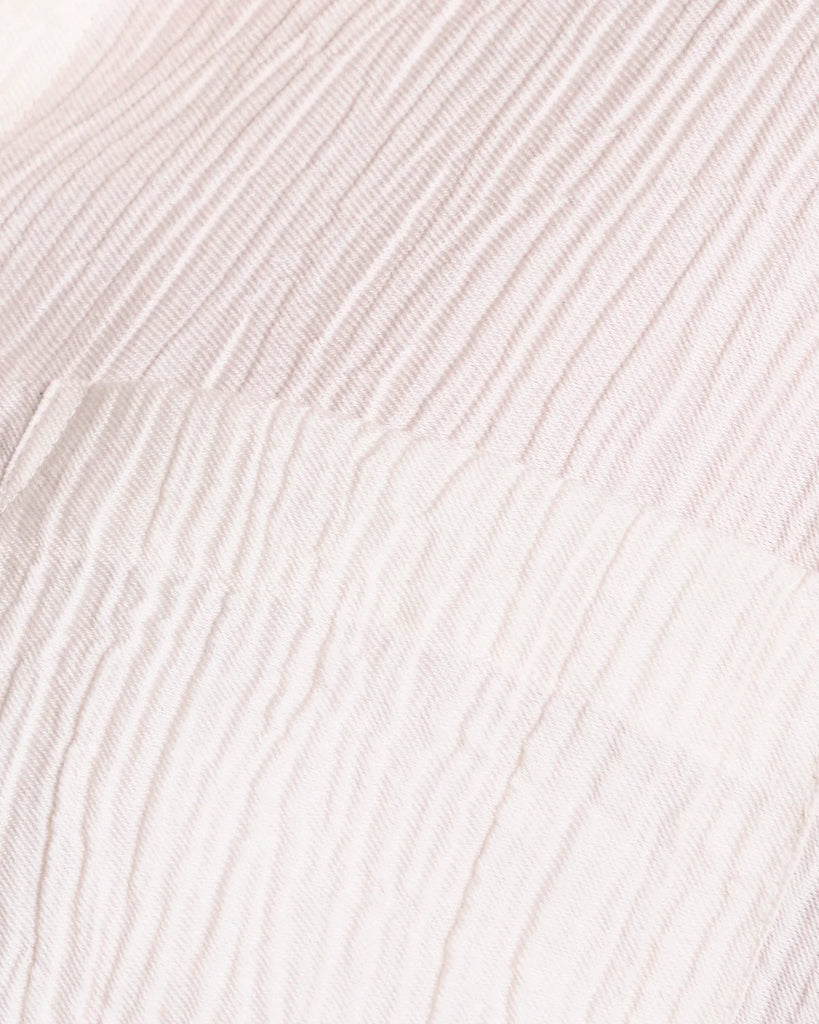 JAN 'N JUNE Skur crinkle shirt off white women