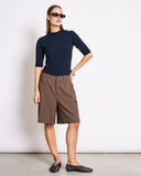 JAN 'N JUNE Nina rib t-shirt nightfall women