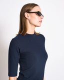 JAN 'N JUNE Nina rib t-shirt nightfall women