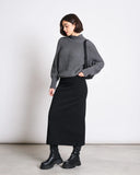 JAN 'N JUNE Burnita maxi skirt black women