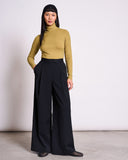 JAN 'N JUNE Mio longsleeve rib top wood olive women