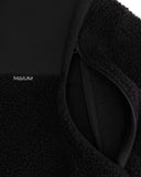 MAIUM Teddy cardigan black unisex