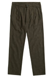 ROTHOLZ Flannel everyday trousers twill brown men