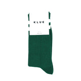 KLUE Organic cotton tennis socks green white unisex