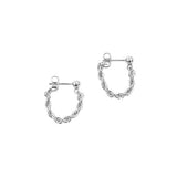 KLIMBIM Twister earrings silver