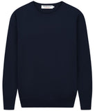 KUYICHI Noel crewneck jumper dark navy men